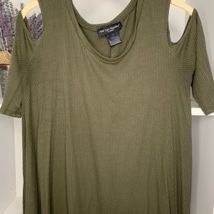 Olive crop top